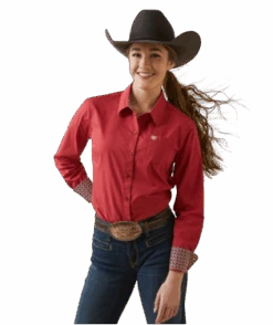Ariat Ariat Women's Cardinal Red Kirby Shirt