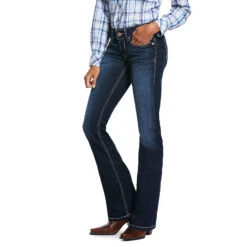 Ariat Ariat Women's R.E.A.L. Mid Rise Stretch Remi Boot Cut Jean C4 -Ariat ariat ariat womens real mid rise stretch remi boot 2