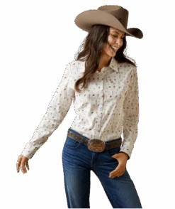 Ariat Ariat Women's Santa Fe Wrinkle Resist Kirby Stretch Button Down Shirt
