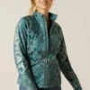 Ariat Ariat Women's Team Softshell Teal Aztec Jacket