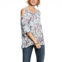 Ariat Ariat Women's Zahara Floral Blouse C4