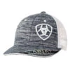 Ariat Heather Grey White Logo Kids Cap