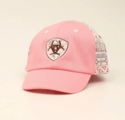 Ariat Pink Aztec Infant Cap