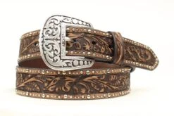Ariat Women's Brown Embossed Belt