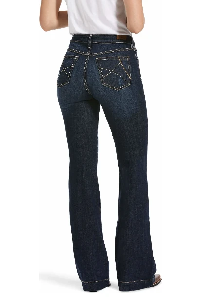 Ariat Women's Slim Trouser Ella Wide Leg Jean 2 Ariat Women's Slim Trouser Ella Wide Leg Jean - Image 2